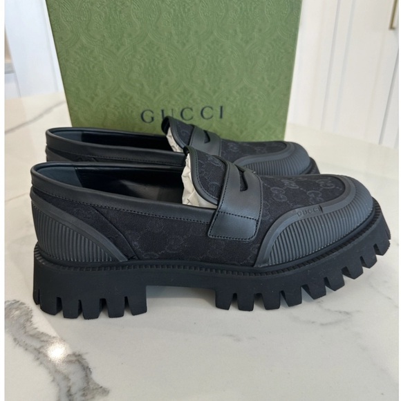 Gucci Maxi GG paneled loafers - Picture 3 of 9